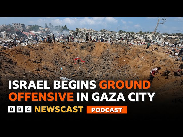 Where will Gaza City residents go after Israel's offensive begins? | BBC Newscast