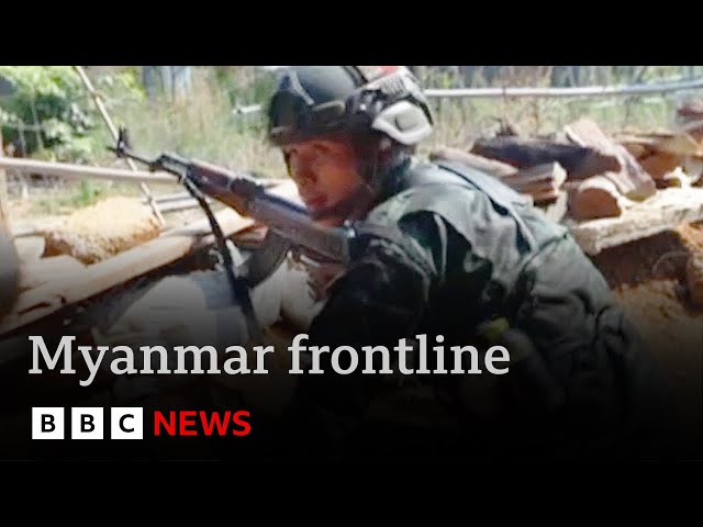 Myanmar frontline: BBC witnesses army breaking ceasefire following devastating earthquake | BBC News