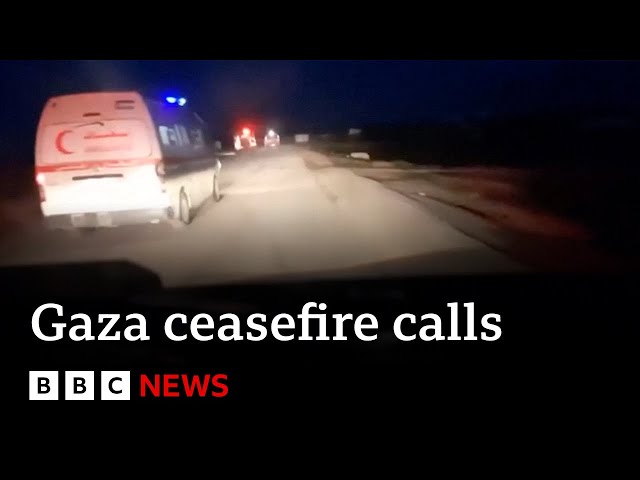 UN aid agencies call for renewed ceasefire in Gaza after Israel's killing of medics | BBC News