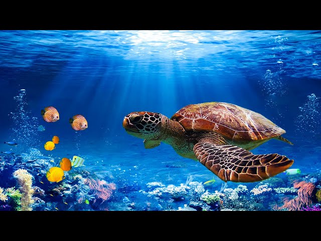 Шум моря 🐢 музыка, расслабляющая водных животных🐋 музыка  лечащая нервы и помогающая заснуть