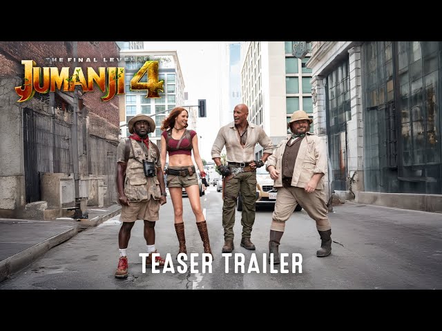 Jumanji 4: The Final Level | Teaser Trailer (2026)