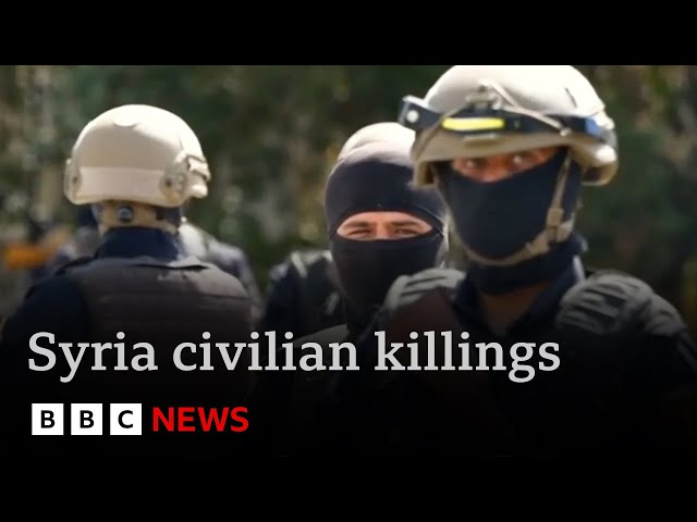 Frontline report: Syrian govt forces monitored armed civilians during sectarian violence | BBC News