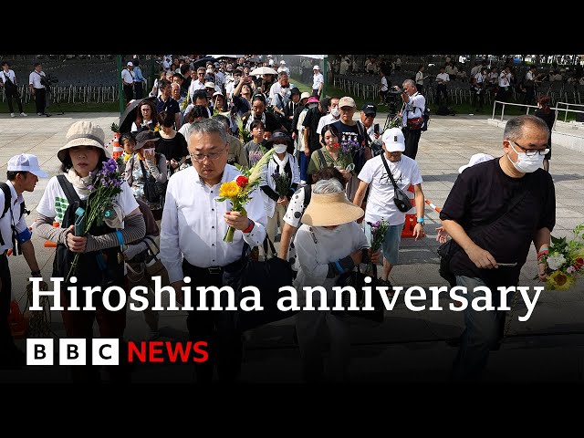 Hiroshima marks 80 years since atomic bomb dropped on city | BBC News