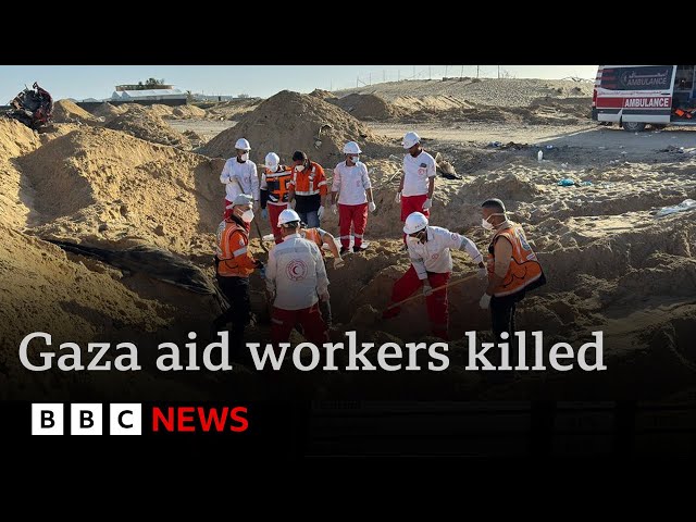 Israel admits wrongly killing 15 emergency workers in Gaza due to “professional failures” | BBC News