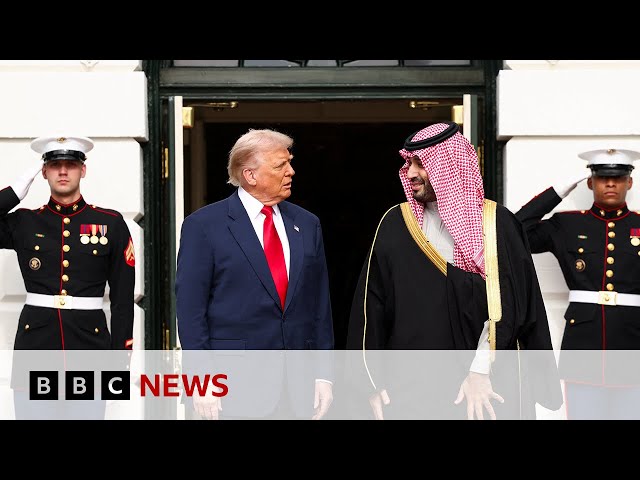 Donald Trump welcomes Saudi Arabia's crown prince to White House | BBC News