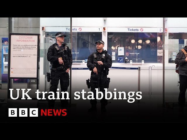 Huntingdon train stabbing attacker 'may be linked to other incidents' | BBC News