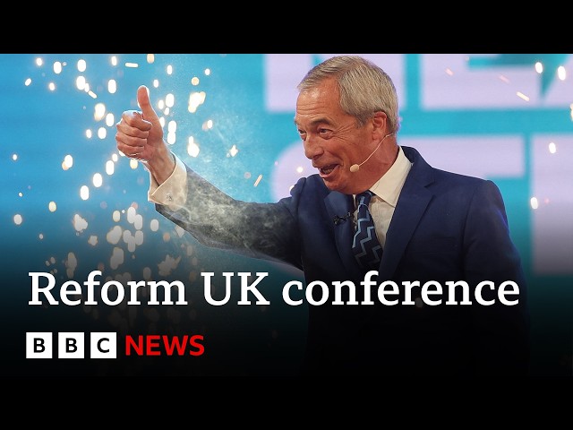 Reform UK must be ready for 'early' election, Nigel Farage says at party conference | BBC News