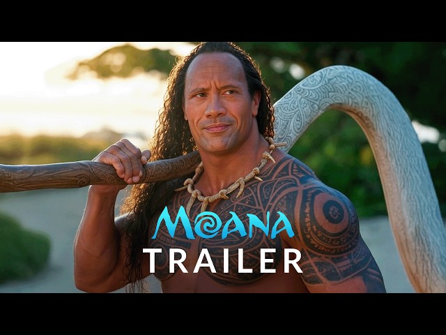 FAN TRAILER: Moana: Live Action - Dwayne Johnson, Zendaya (Parody)