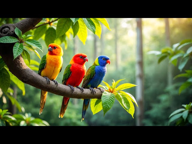 Пение птиц 🐦 Успокаивающие звуки птиц: лечат тревогу, депрессию, успокаивают сердце