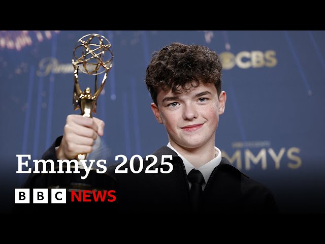 What happened at this year's Emmys Awards? | BBC News