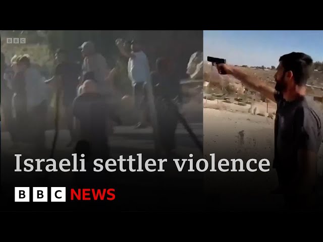 Israeli settlers intensify violent campaign to drive out West Bank Palestinians | BBC News