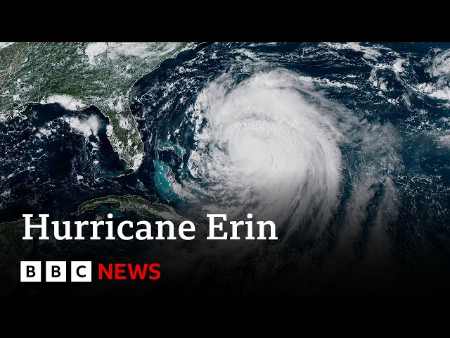North Carolina braces for dangerous surf from Hurricane Erin | BBC News