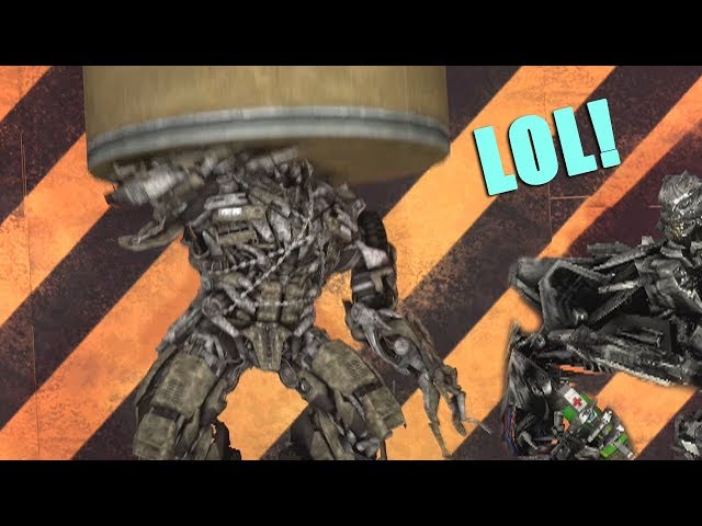 Megatron Crushed by Hydraulic Press (Transformers Hydraulic | SFM Transformers Animation)