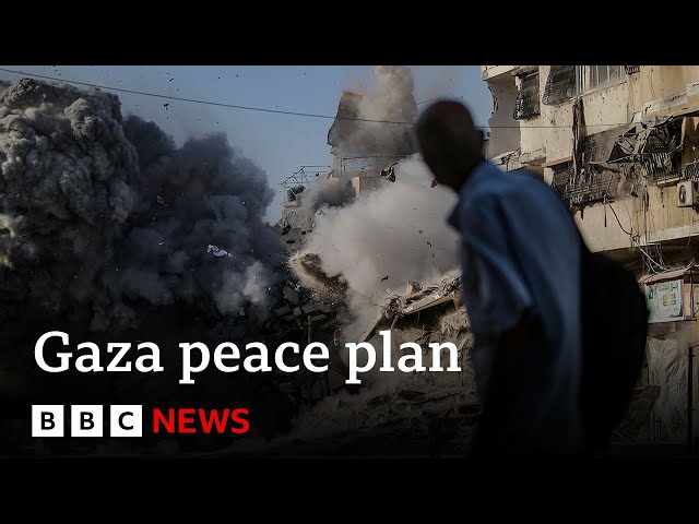 Trump gives Hamas deadline to accept Gaza peace plan or face ‘all hell’ | BBC News