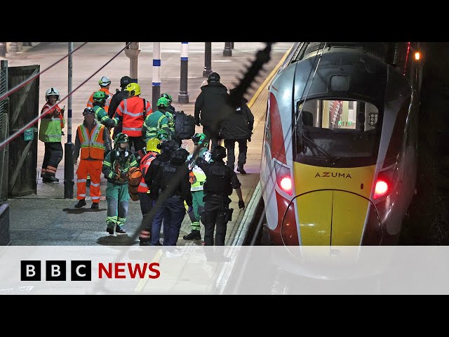 Cambridgeshire train stabbing suspect charged as 'hero' staff member critical but stable | BBC News
