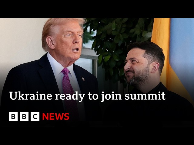 Zelensky ready to join Trump-Putin talks after ‘frank’ White House meeting | BBC News