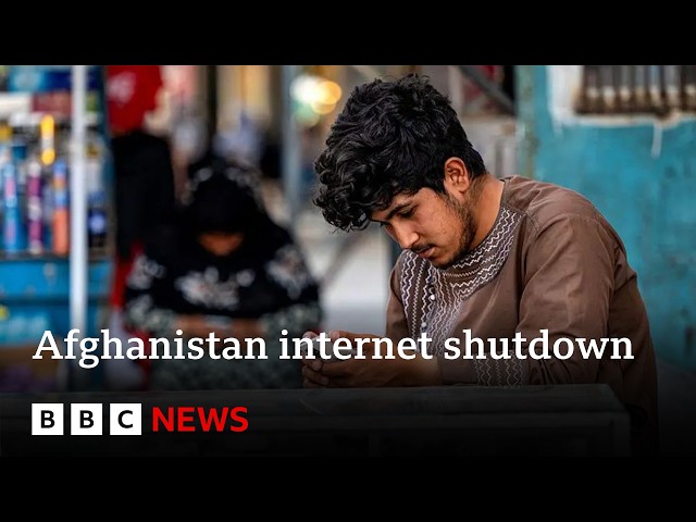 Taliban imposes internet shutdown in Afghanistan | BBC News