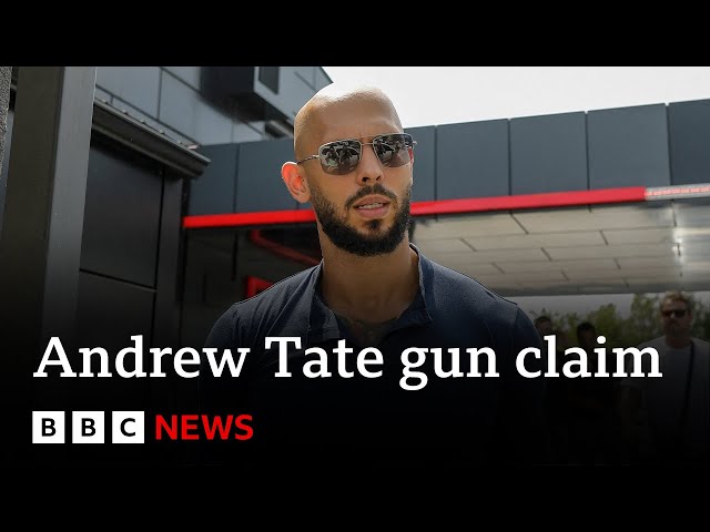 Andrew Tate accused of putting gun in woman’s face, court documents show | BBC News