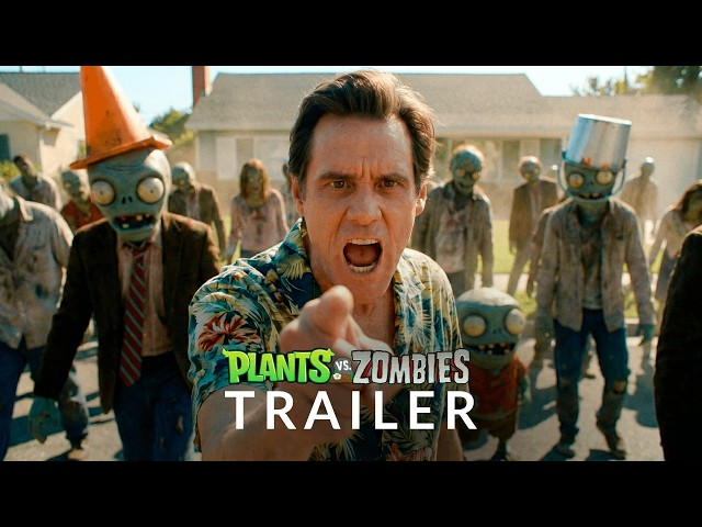 Plants vs. Zombies: Live Action (2026) - First Trailer | Jim Carrey, Jack Black, Millie Bobby Brown