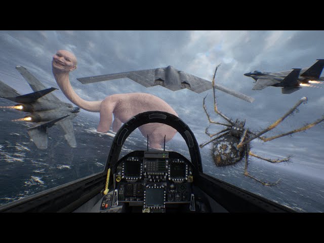 Thalassophobic | POV 04 - Top Gun: There's A Spider In My Fighter Jet! #thalassophobia