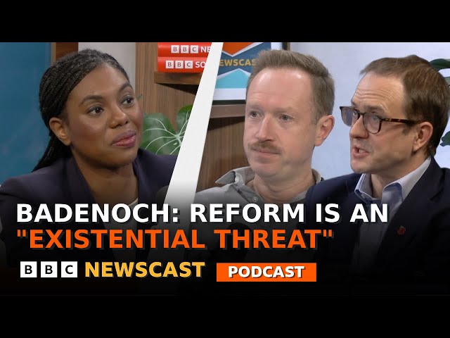 Why has UK Conservative leader Kemi Badenoch called Reform an "existential threat?' | BBC Newscast