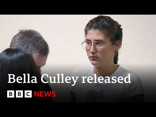 Pregnant British teen Bella Culley freed from Georgia jail after drug smuggling charge | BBC News