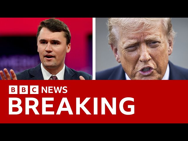 Charlie Kirk shooting suspect is in custody, Donald Trump tells Fox News | BBC News