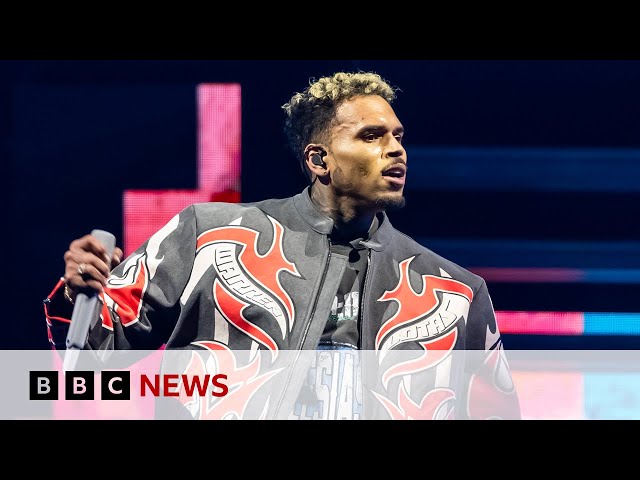 Chris Brown freed on £5m bail by London court | BBC News