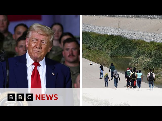Riding with US border patrol for a closer look at Trump’s immigration policies | BBC News