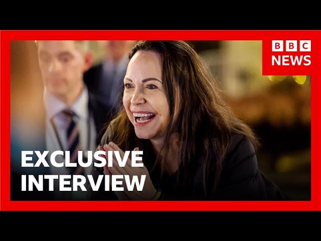 Nobel prize winner María Corina Machado speaks to BBC after months in hiding | BBC News