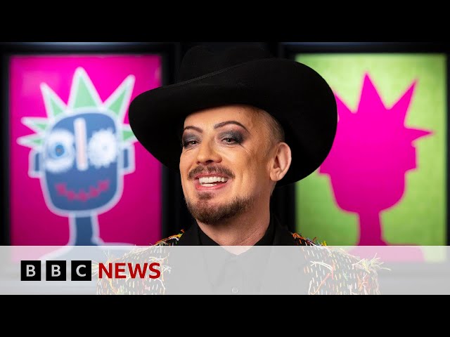 Boy George: 'I've sold loads of Madonna paintings - but I'm not her biggest fan' | BBC News