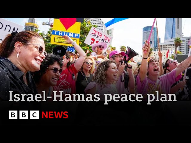 Huge crowds in Israel and Gaza celebrate ceasefire and hostage release deal | BBC News