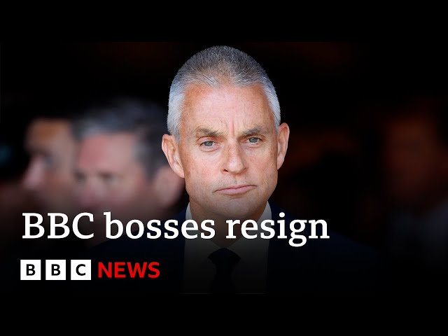 Reaction to resignations of BBC bosses Tim Davie and Deborah Turness | BBC News
