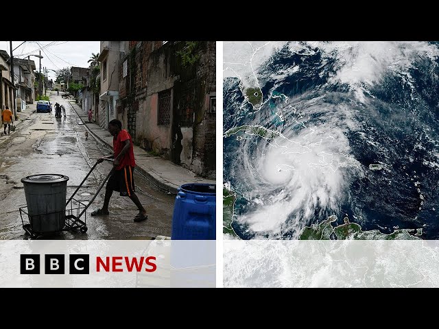 Hurricane Melissa closes in on Jamaica | BBC News
