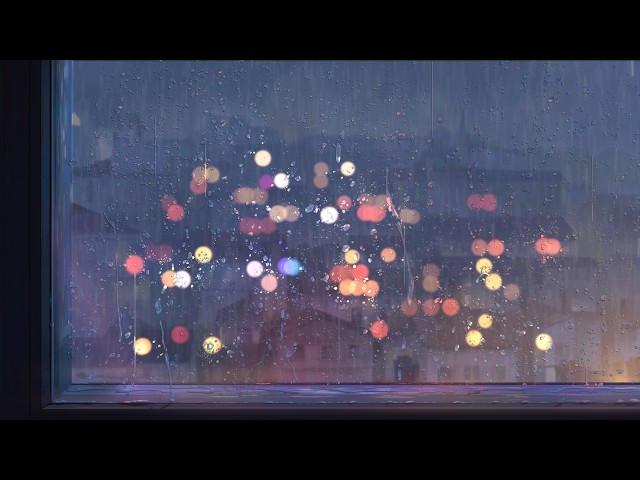 12 hours of gentle rain 🌧️ cozy ambience to chill/sleep to