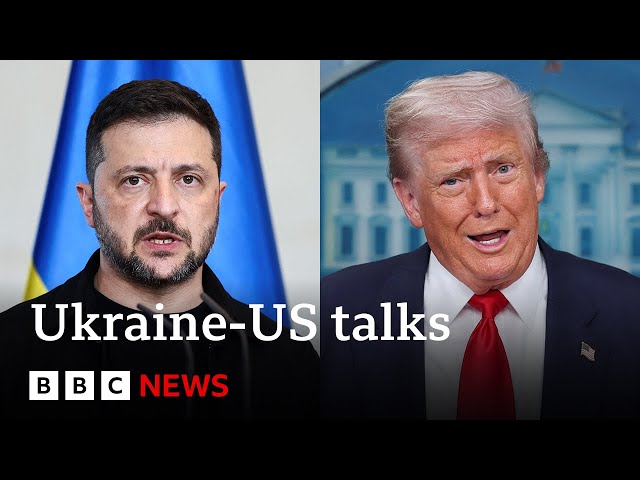 US ‘ready to support’ Ukraine, Volodymyr Zelensky says after call with Donald Trump | BBC News