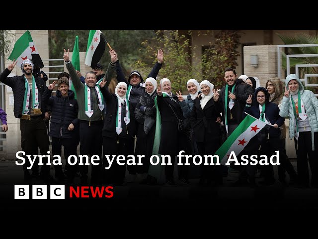 What is it like in Syria one year on from Assad's fall? | BBC News