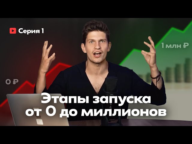 Серия 1. Этапы запуска от 0 до миллиона!