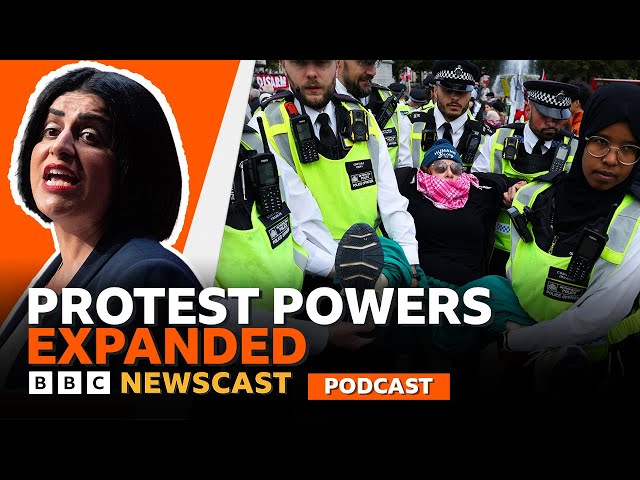 How will police use their new powers to restrict repeated protests? | BBC Newscast