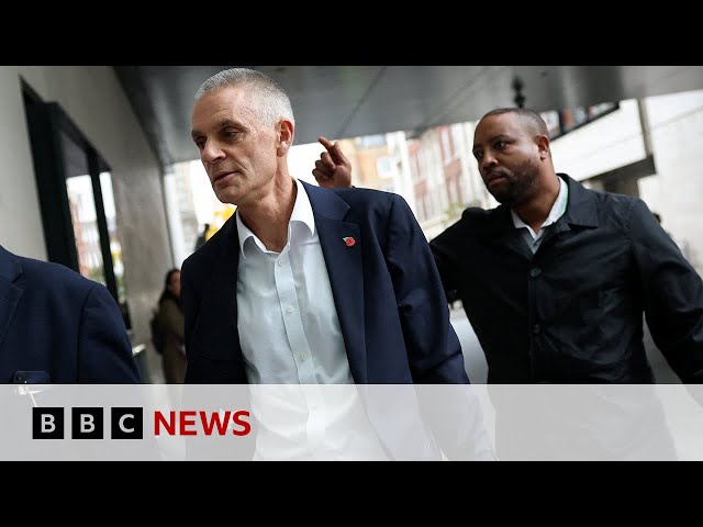 Outgoing BBC director general says he's 'proud' of fellow journalists | BBC News