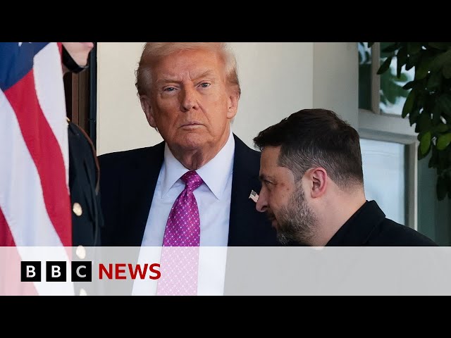 Zelensky fails to secure Tomahawk missiles at talks with Trump | BBC News