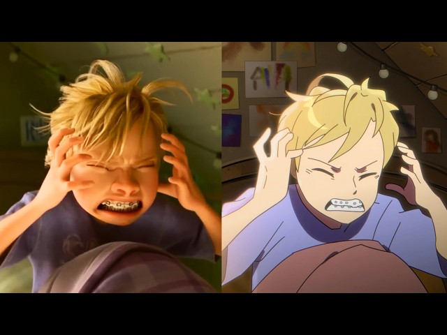 Inside Out 2 Original vs Anime (Inside Out Animation)