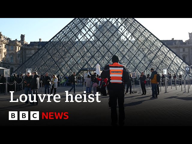 Five new suspects arrested over Louvre jewellery theft | BBC News