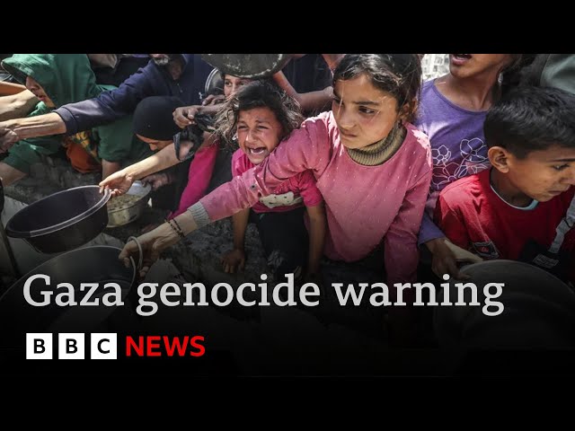 UN aid chief demands action to prevent Israel committing genocide in Gaza | BBC News