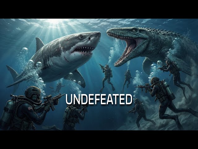 Mosasaurus and Megalodon VS The Navy SEALs🚨 Thalassophobic POV 06 #thalassophobia #animation #horror