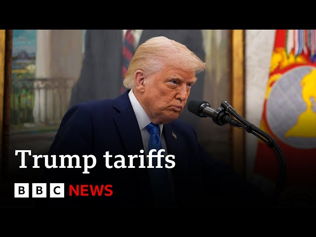 Donald Trump set to announce sweeping global tariffs on US 'Liberation Day' | BBC News