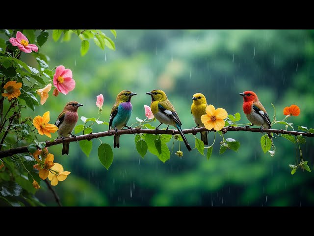 Beautiful Relaxing Music with Soothing Birds Singing – Heal the Nervous System Naturally