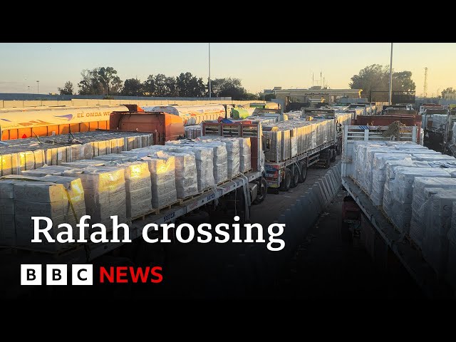Israel says Rafah crossing won't reopen for aid | BBC News
