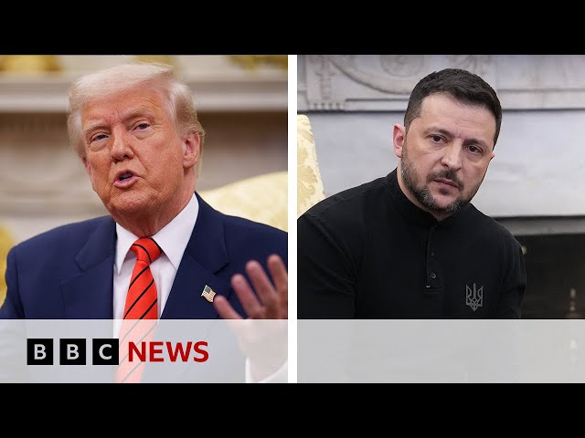 Donald Trump suggests US could run Ukraine's nuclear power plants | BBC News