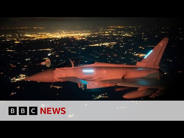 RAF jets join Nato air defence mission over Poland | BBC News